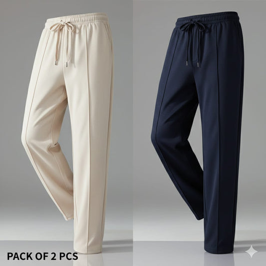 PACK OF TWO - OVERSIZED WIDE LEG BEGGY TROUSERS