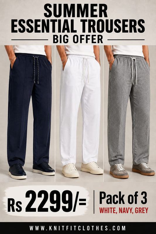 PACK OF THREE TROUSERS