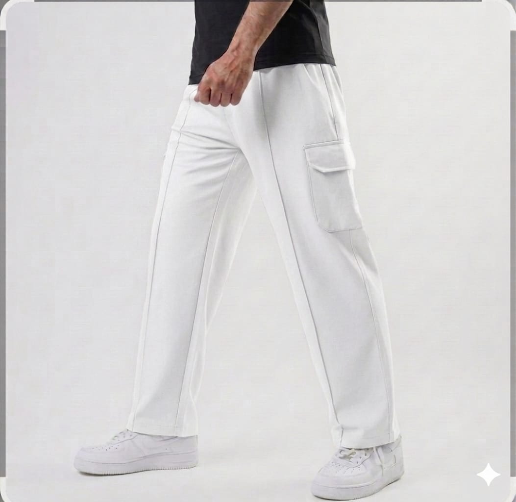 PACK OF THREE - CARGO POCKET TROUSERS